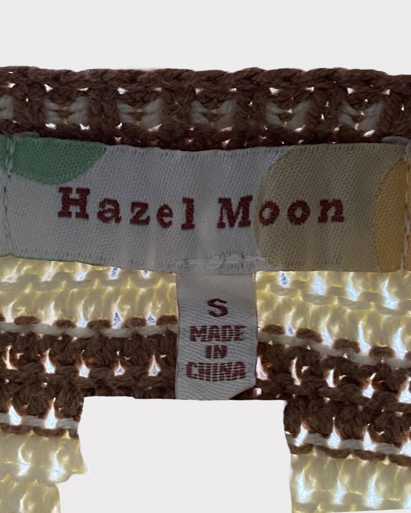 Hazel Moon Stripped  Ladies Knitted Crop Top