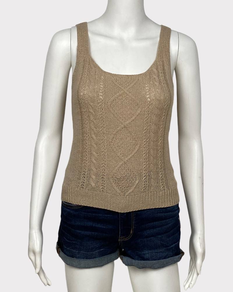 Sweet Rain Ladies Knitted Crop Top