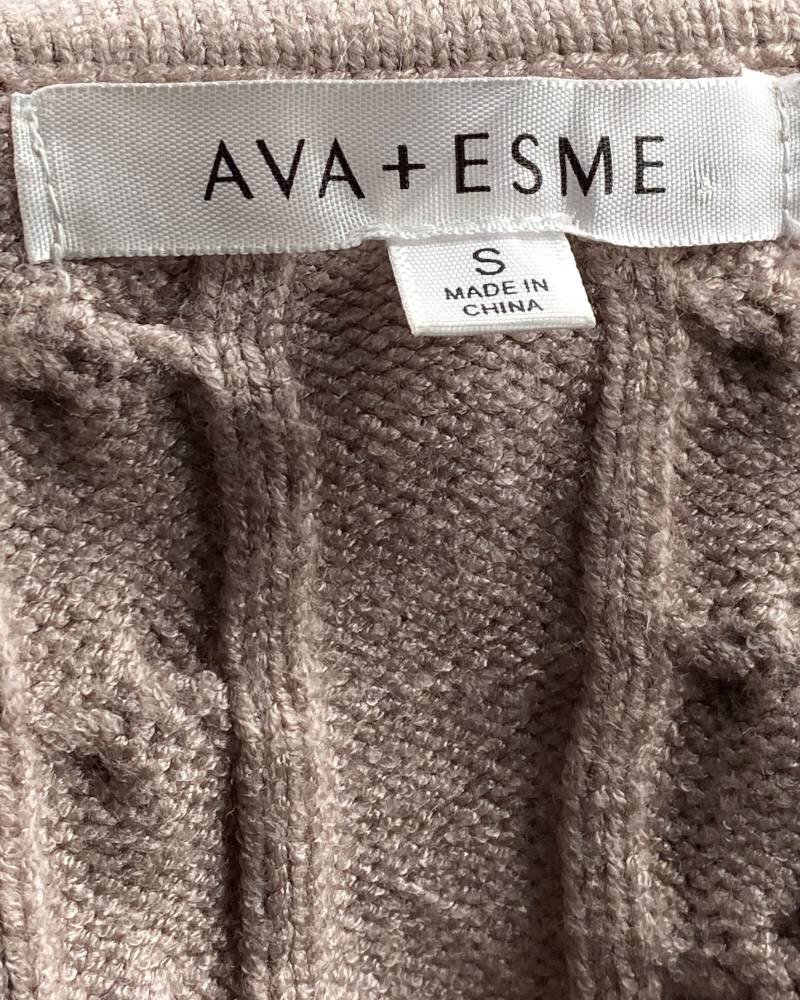 Ava+ Esme Ladies Knitted Crop Top