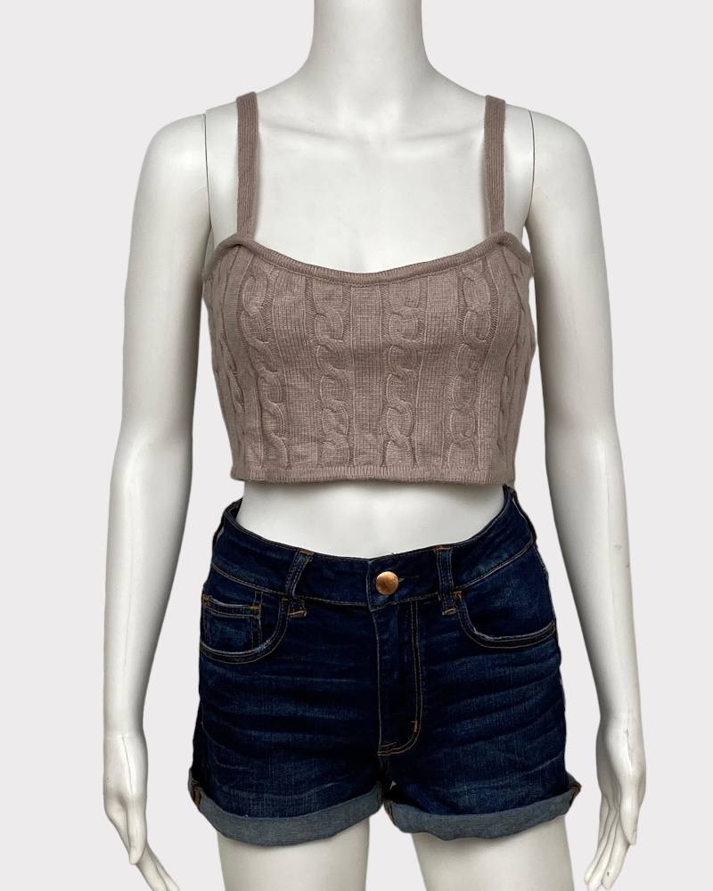 Ava+ Esme Ladies Knitted Crop Top