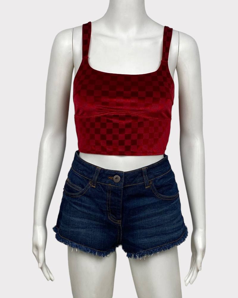 Colsie Red Sexy Style Ladies Crop Top ( S )