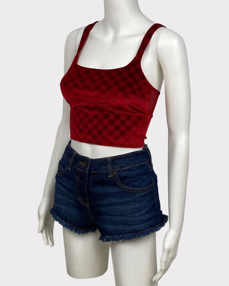 Colsie Red Sexy Style Ladies Crop Top ( S )