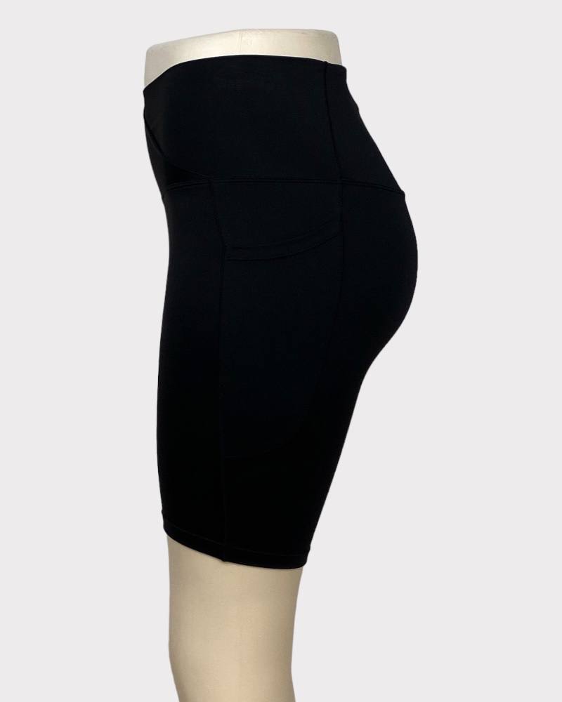 Halara Plain Black Cycling Short ( XS )