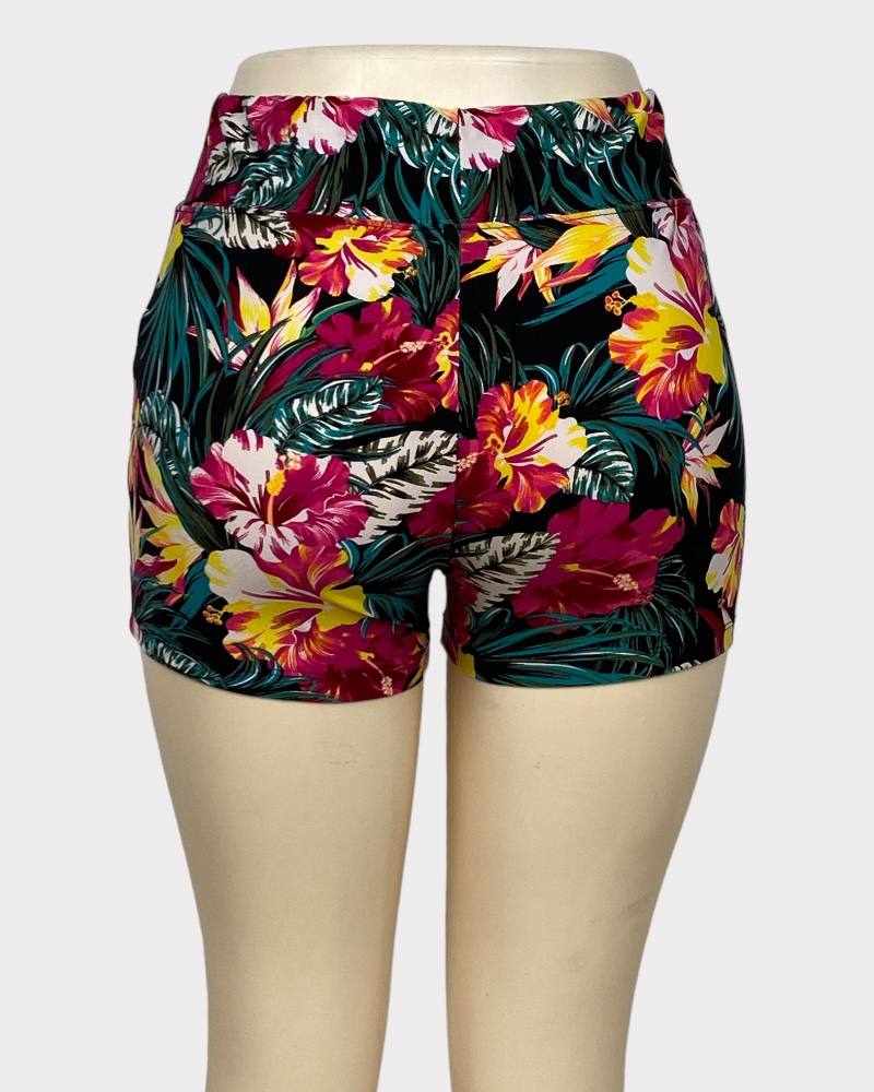 No Boundaries Floral Cycling Short ( L )