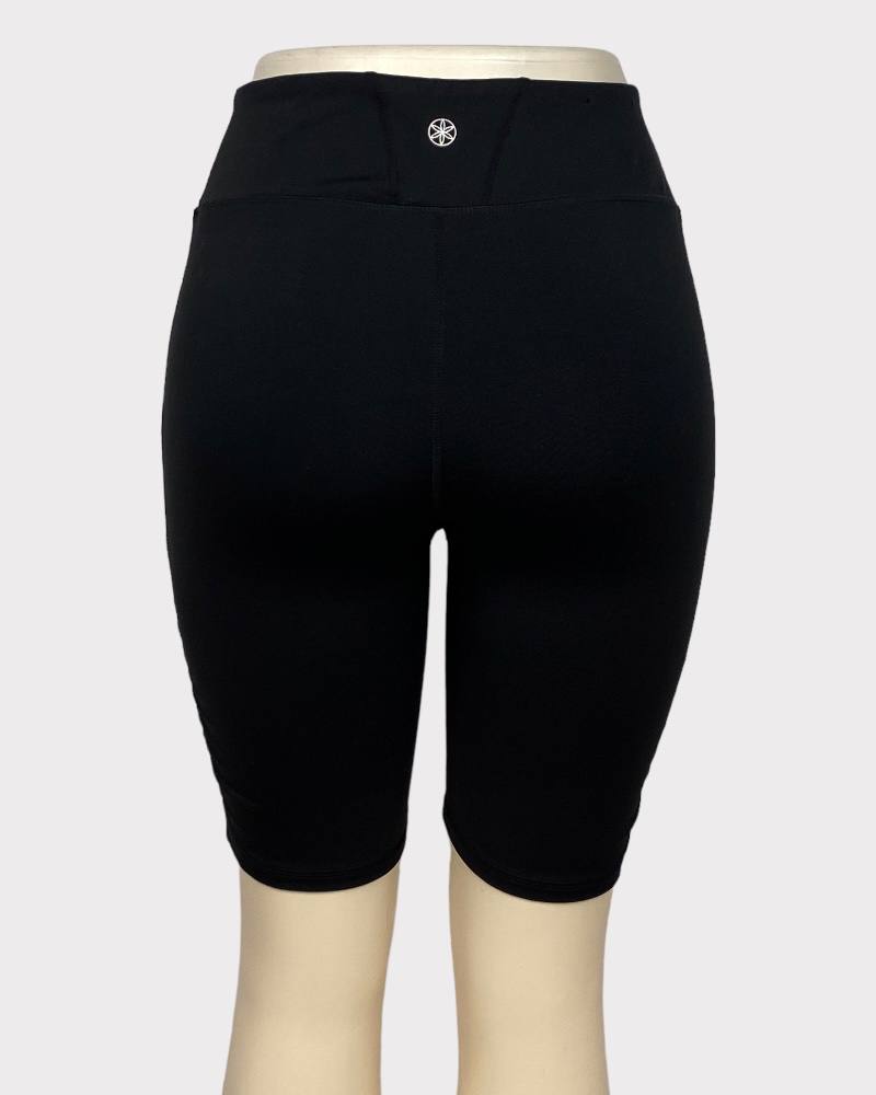 Gaiam Plain Black Ladies Cycling Short ( M )