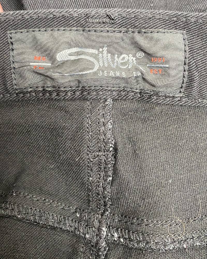 Silver Plain Men's Jeans Pant (31)