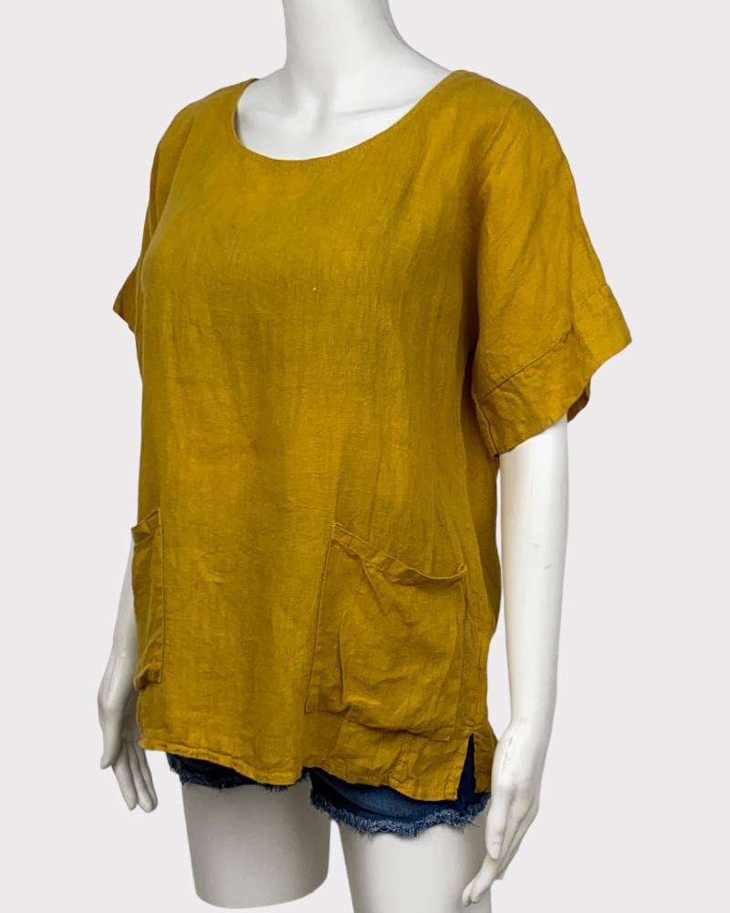 Francesca Sittine Linen Blouse