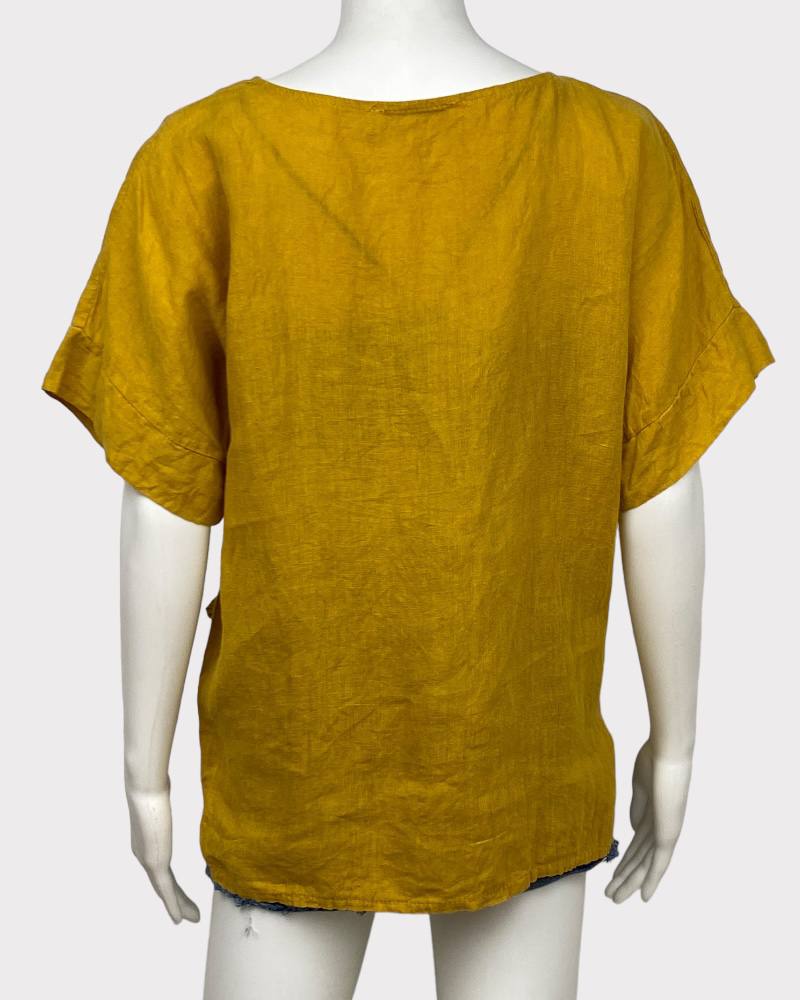 Francesca Sittine Linen Blouse