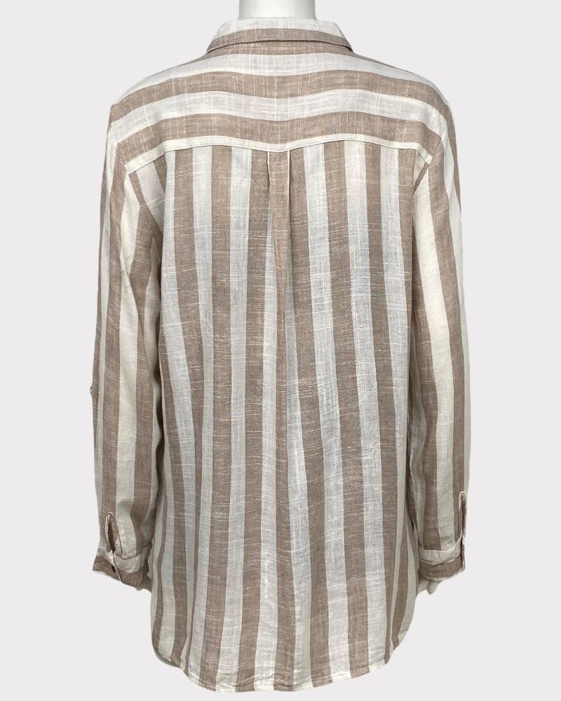 RD KoKo Stripped Linen Blouse