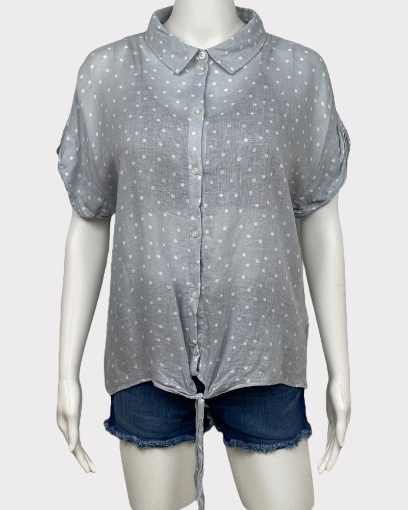 Jacks Girlfriend Linen Blouse