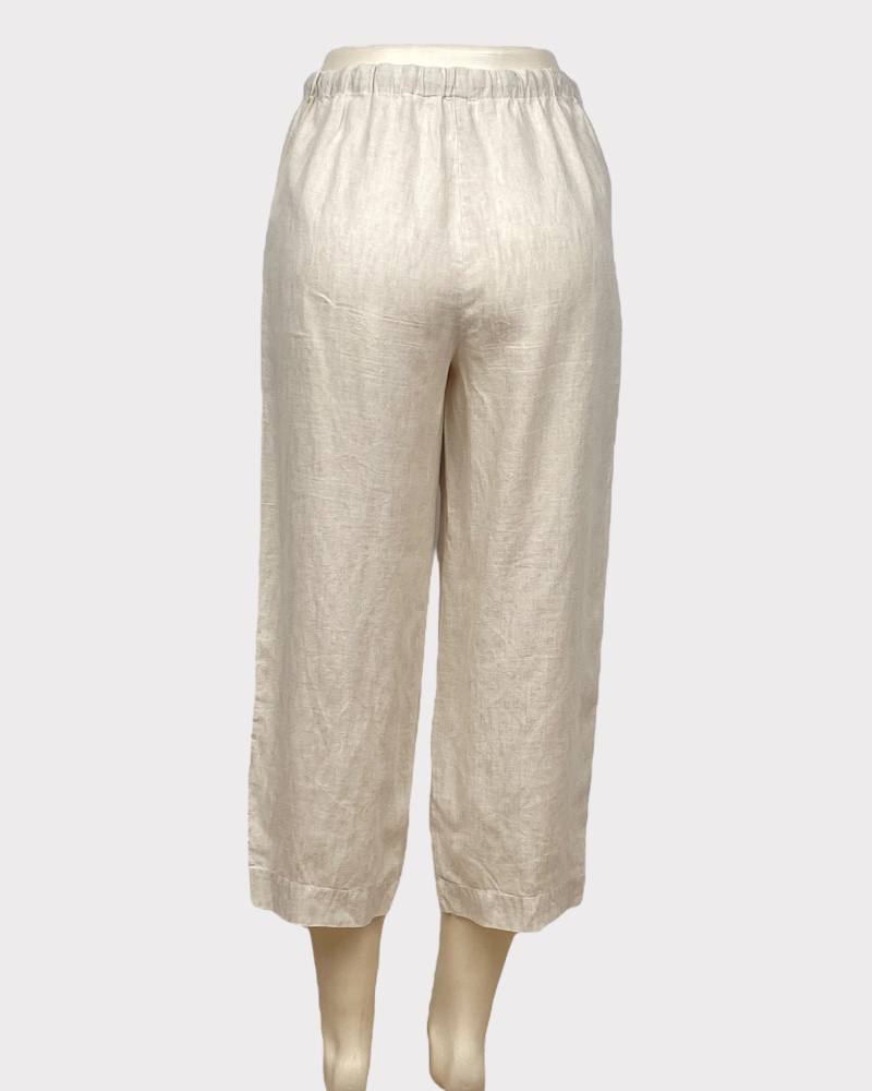 Kate Hill Petite  Linen Ladies Pant