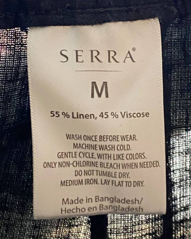 Serra Plain Ladies Linen Pant