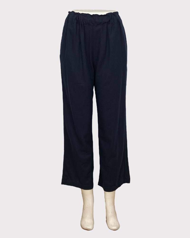 JDY Black Ladies Linen Pant