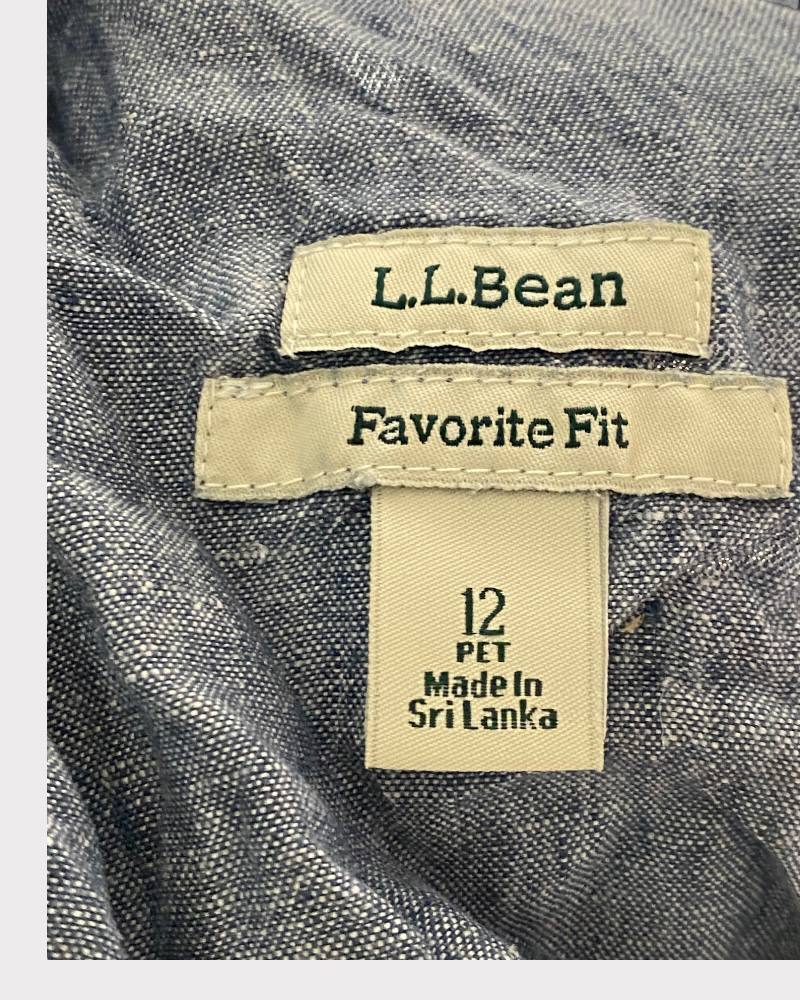 L.L Bean Favorite Fit Ladies Linen Pant