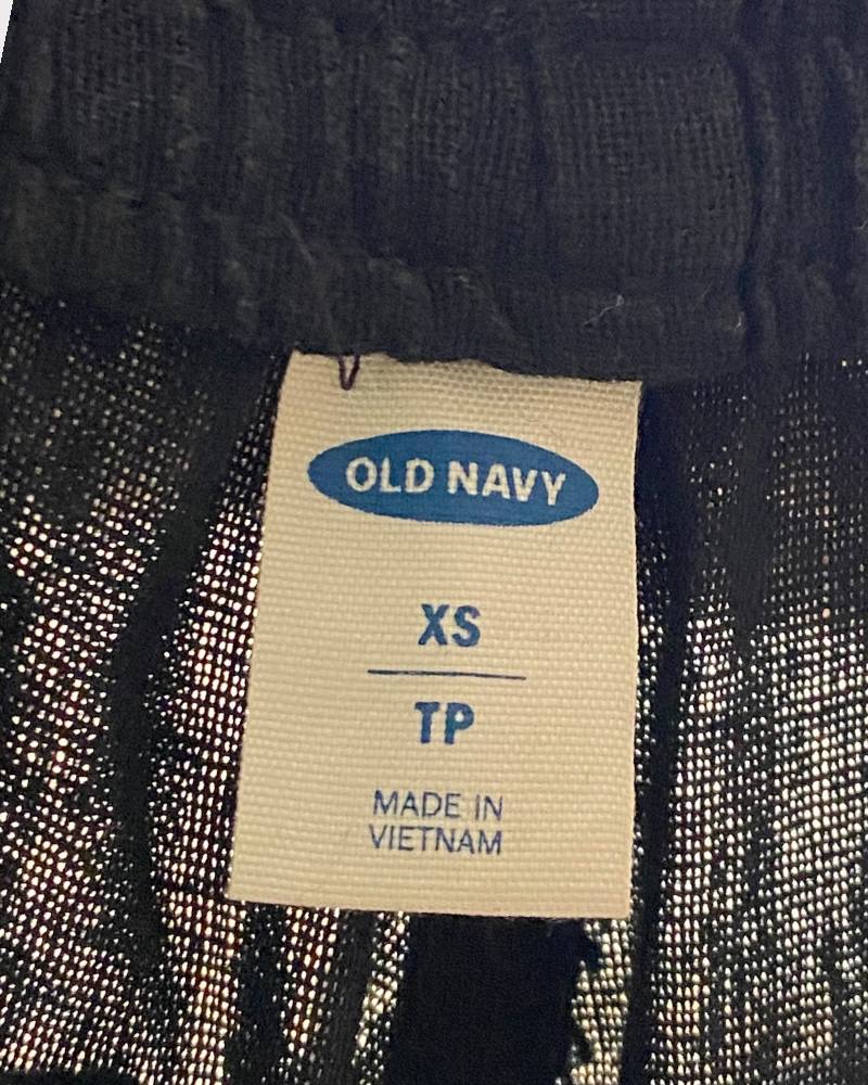 Old Navy Black Ladies Linen Pant