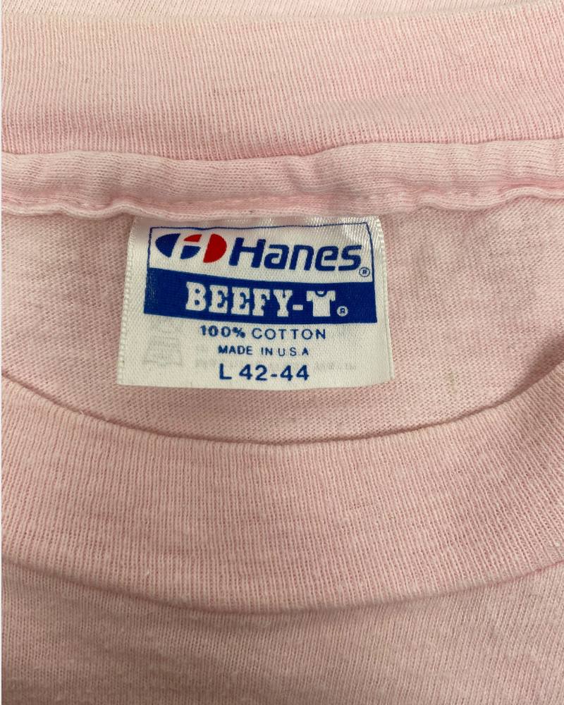 Hanes Beefy Cotton Vintage T-shirt ( L )