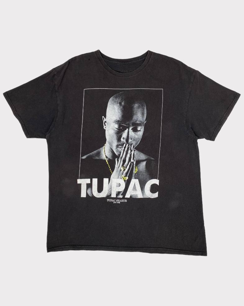 Tupac Black Vintage T-shirt ( L )