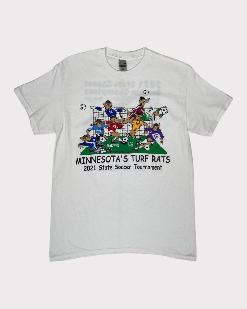 Gildan Heavy Cotton Turf Rats Vintage T-shirt ( M )