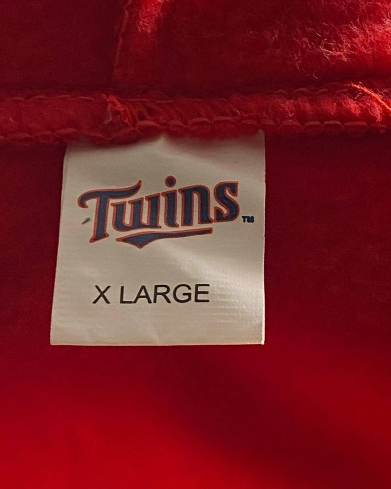 Twins Red Tie Hoodie ( XL )