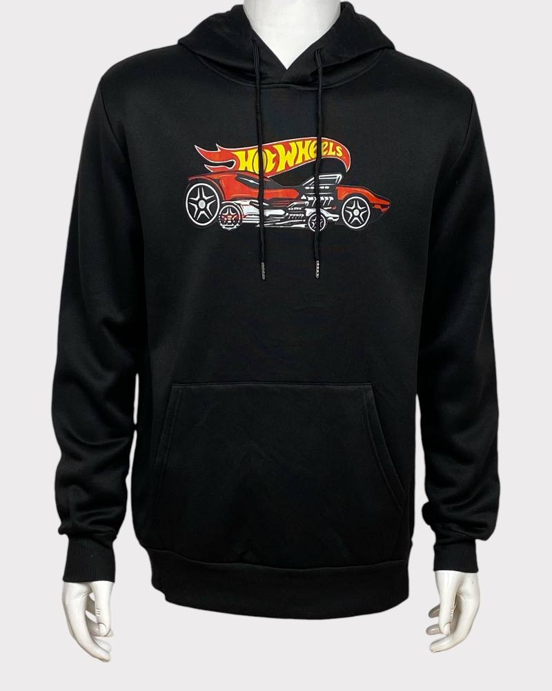 Hot Wheels Red Racer Black Hooded Sweater ( S )