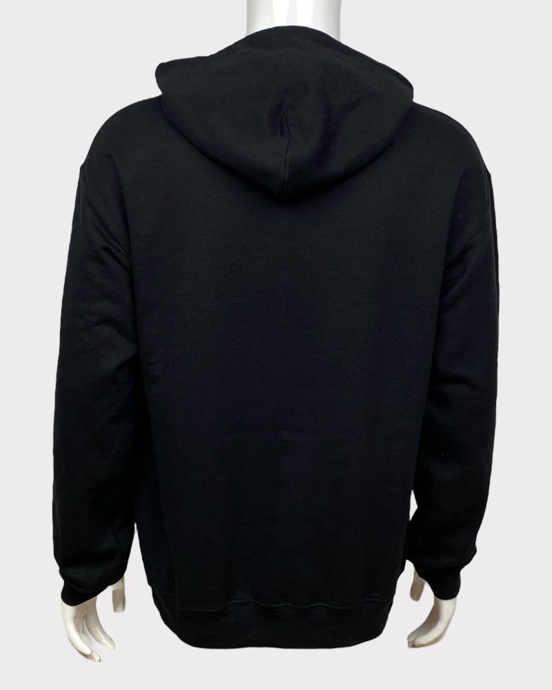 Black Gildan  Hooded Sweater ( M )