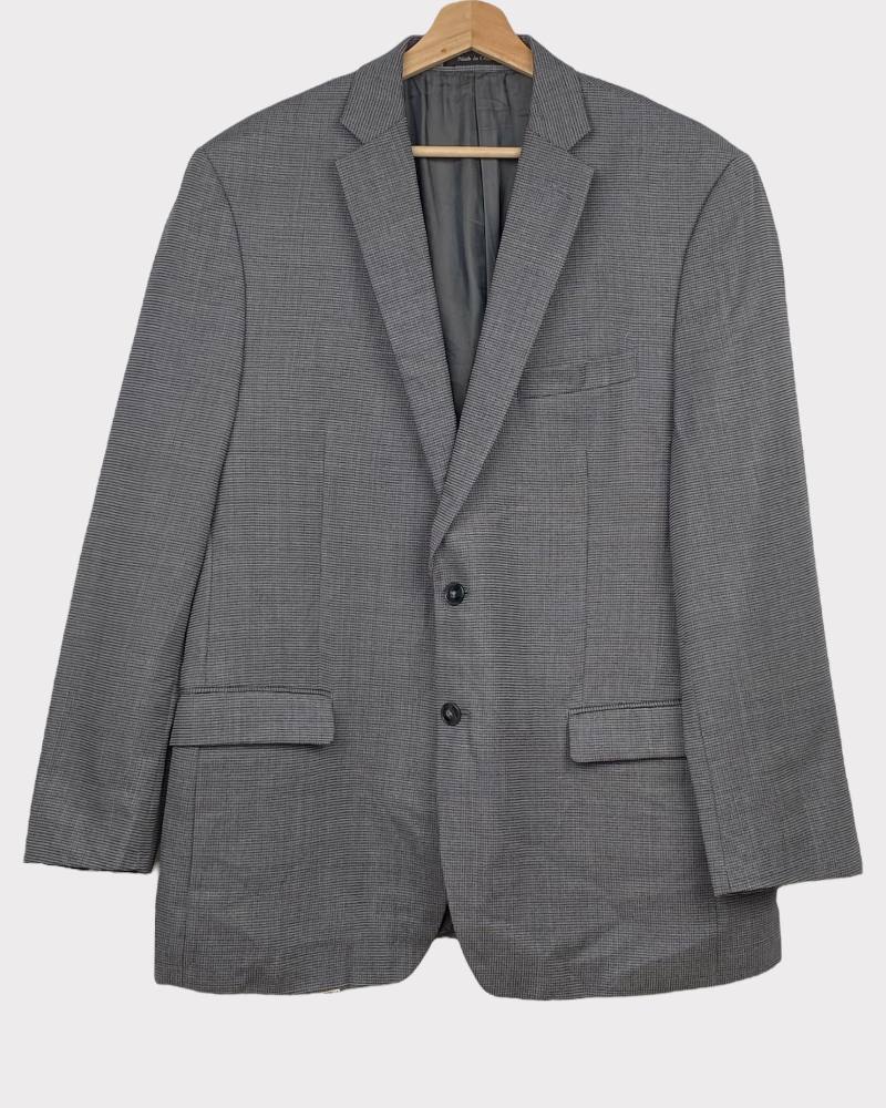 Calvin Klein Gray Check Blazer