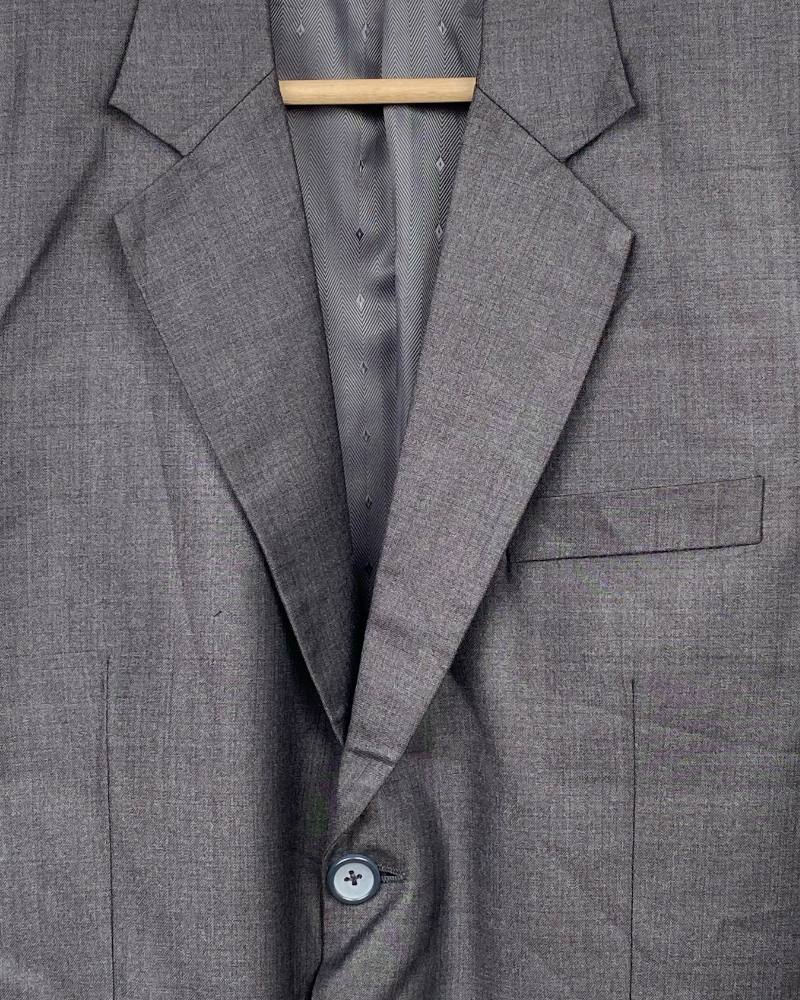 Plain Gray Blazer