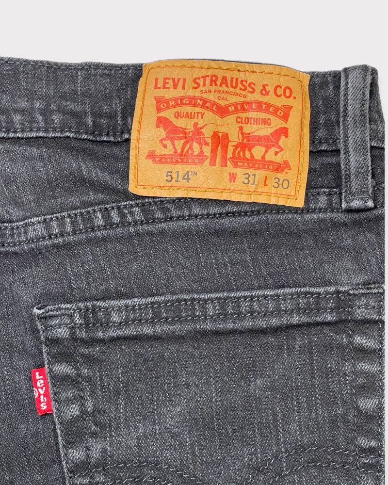 Levi’s Men’s 514 Black Jeans (W31)