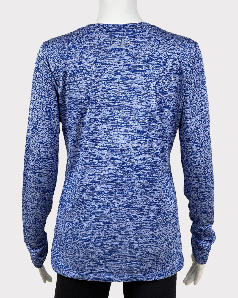 Under Armour Blue Long-Sleeve Active Top (S)