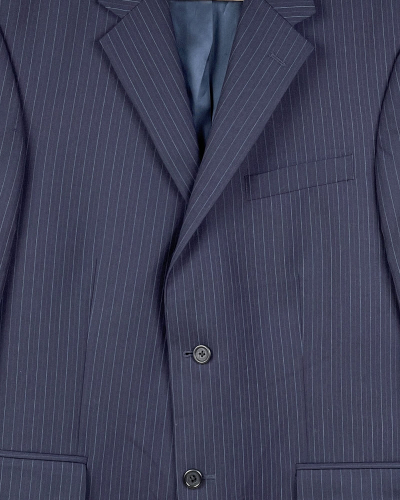 Nautica Navy Blue Pinstripe Blazer