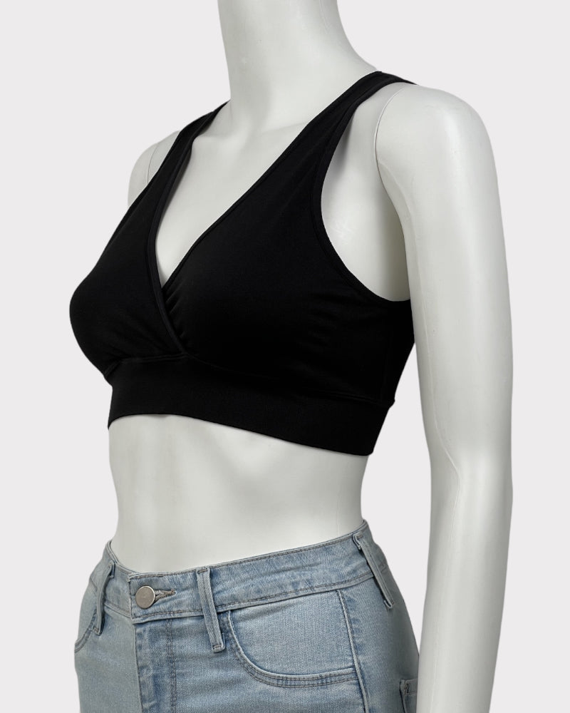 Black Sports Bra (M-L)