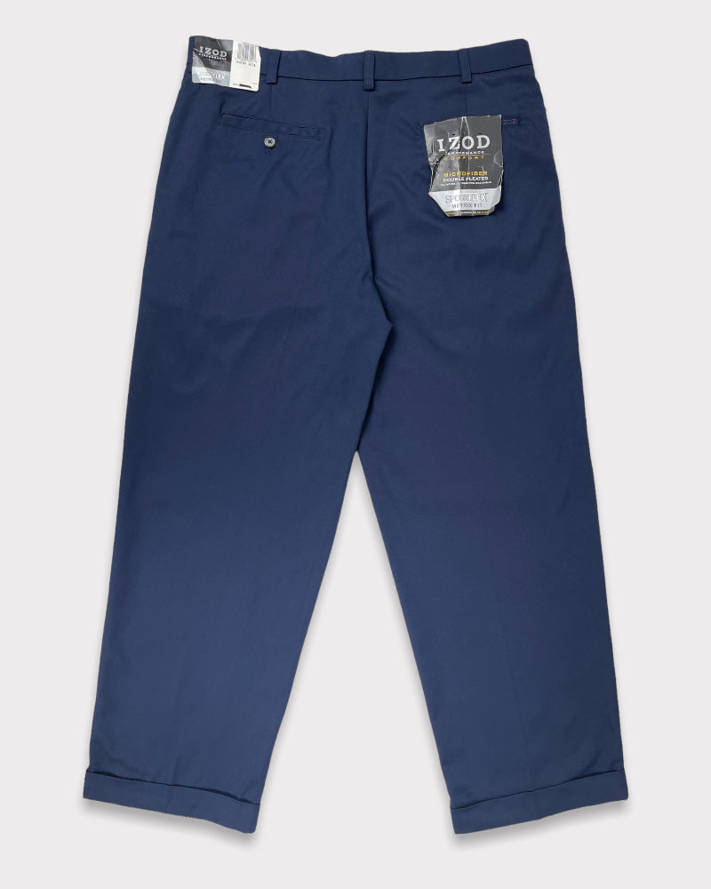 IZOD Men’s Navy Blue Trousers (W36)