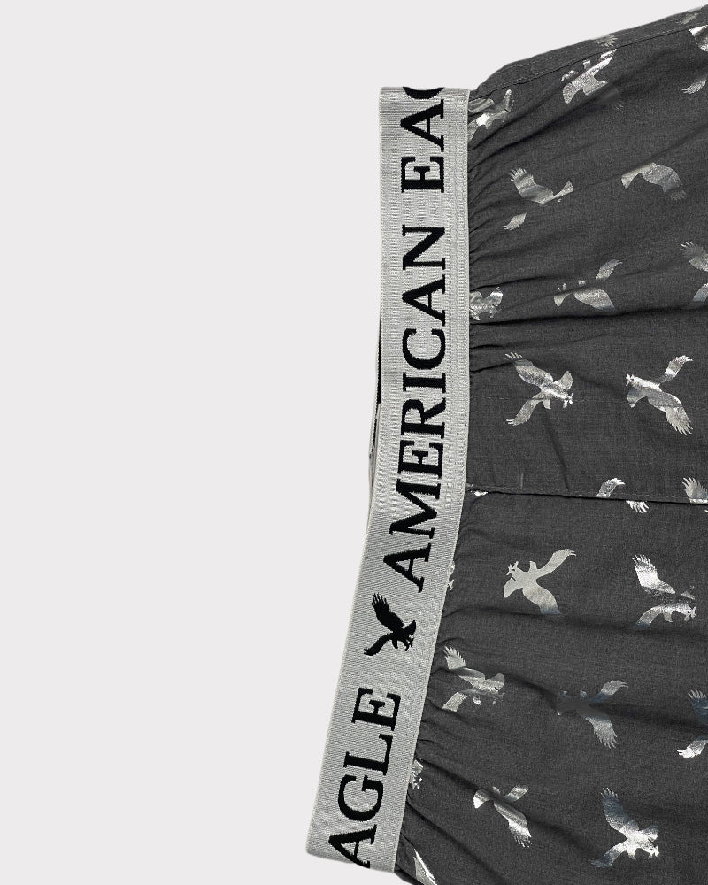 American Eagle Outfitters Grey Printed Boxers (XS)