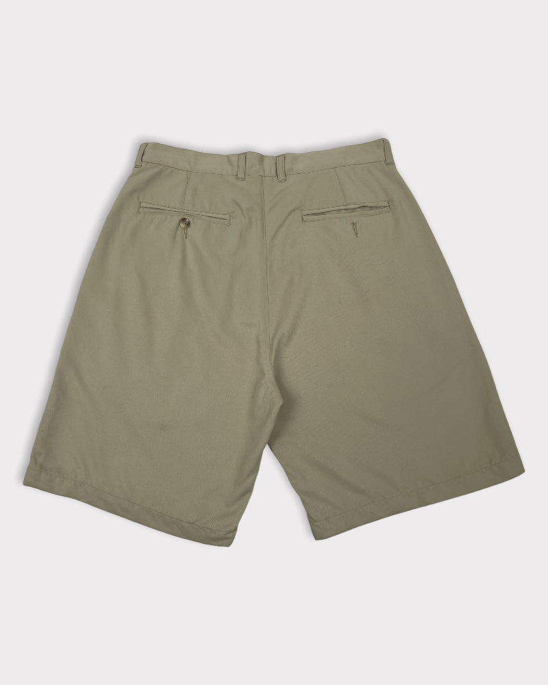 Signature Gold Men's Green Beige Men's Chino Shorts (W32)