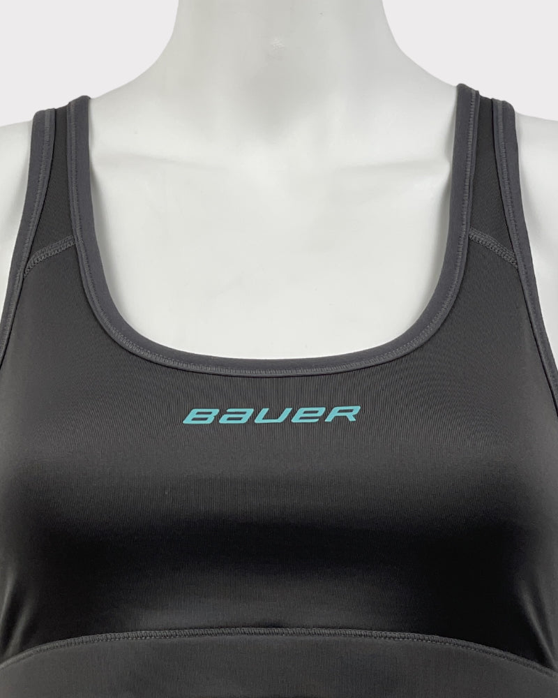 Eddie Bauer Grey And Blue Sports Bra (S)