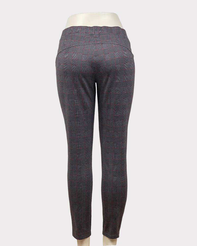 AF Studio Plaid Jeggings (M)