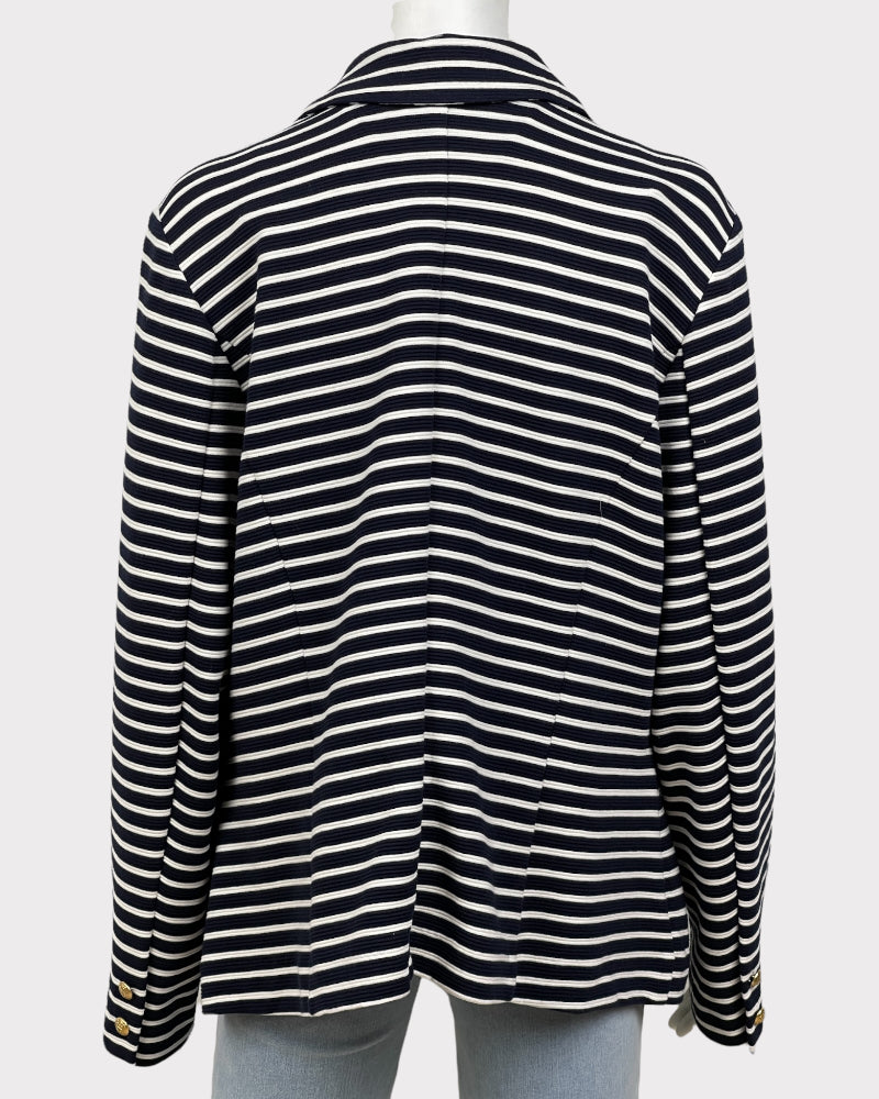 Cato Navy Blue Striped Blazer