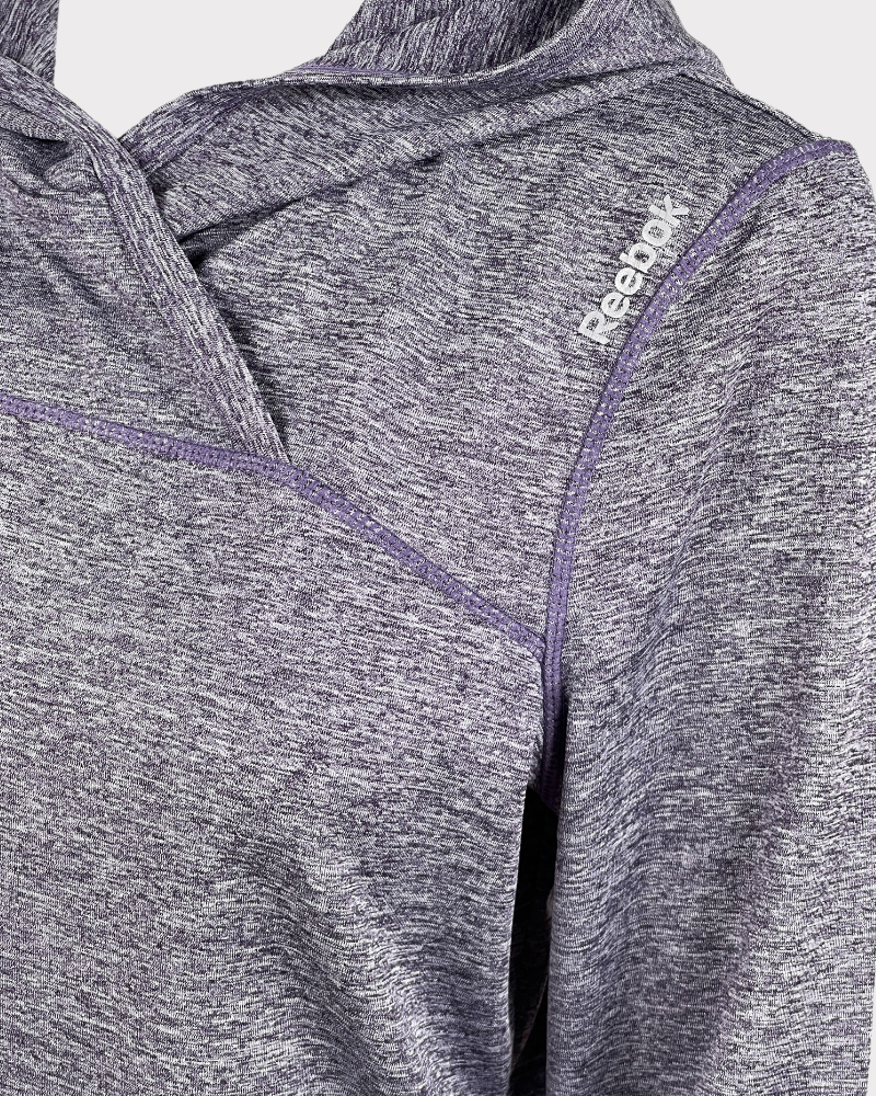 Reebok Purple Long-Sleeve Active Top (S)