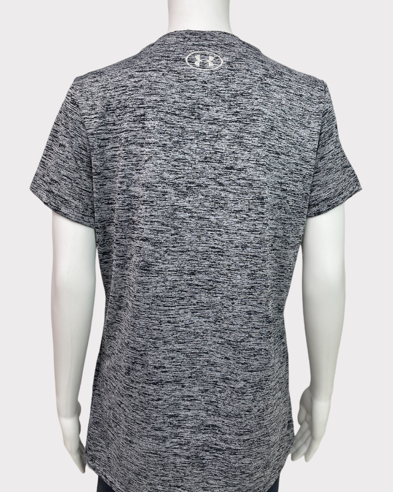 Under Armour Grey Short-Sleeve Active Top (M)