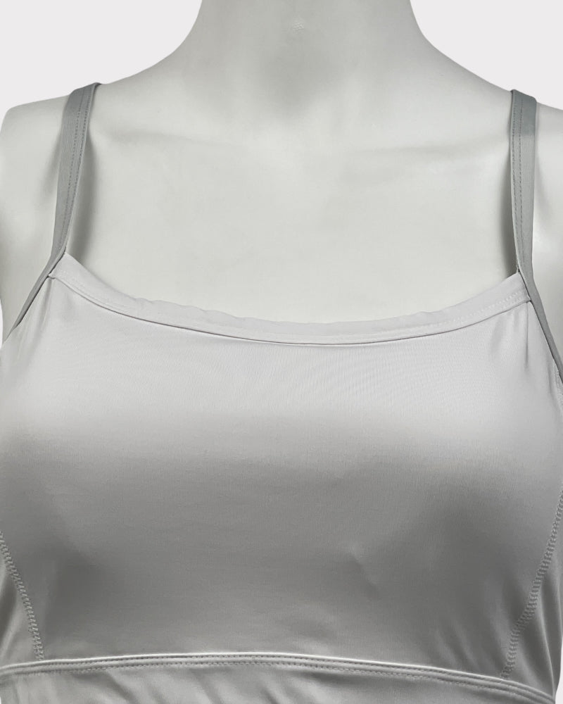 Athletic Works White Sports Bra (L)