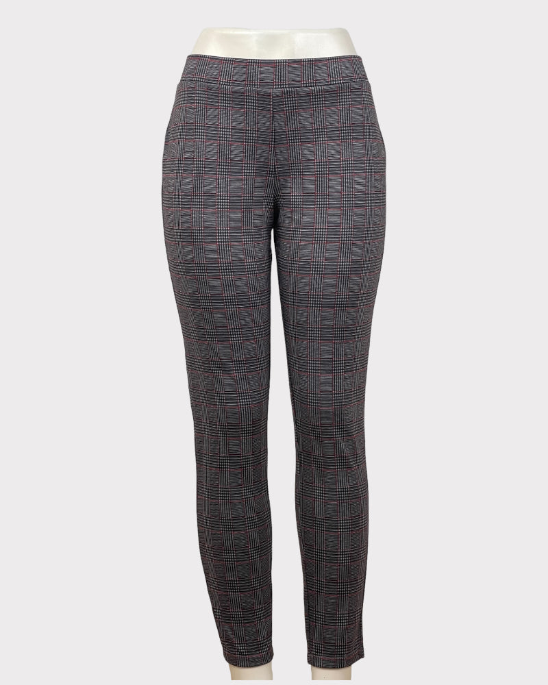 AF Studio Plaid Jeggings (M)