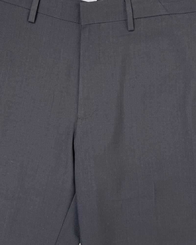 Haggar Men’s Grey Slim Fit Trousers (W36)