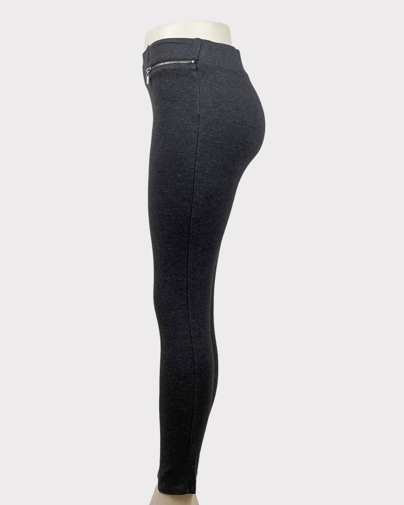 Simply Styled Grey Skinny Pants/Pant Leggings (M)