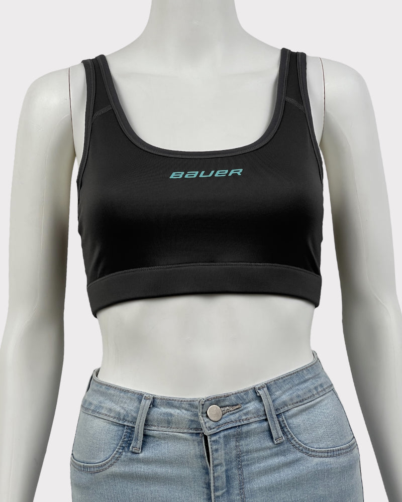 Eddie Bauer Grey And Blue Sports Bra (S)