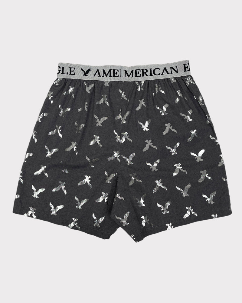 American Eagle Outfitters Grey Printed Boxers (XS)