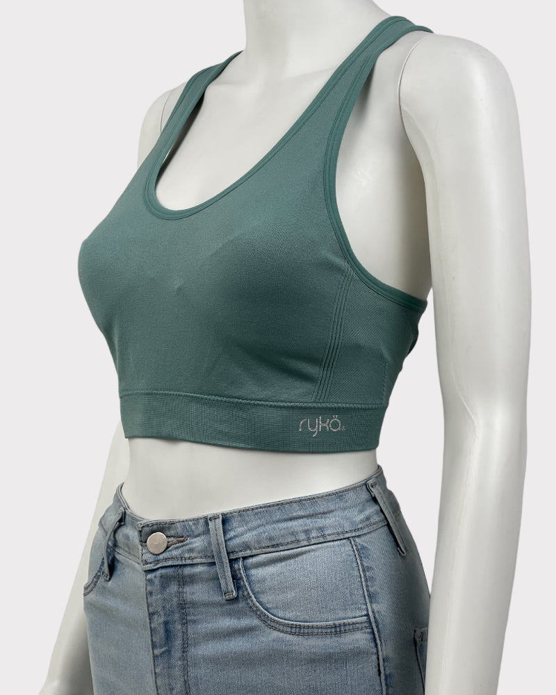 Ryka Green Sports Bra (XL)