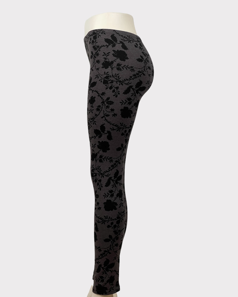 Leaf Print Leggings (XL)