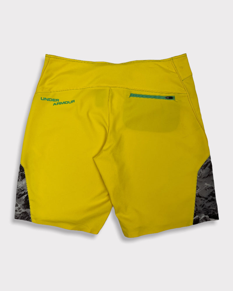 Under Armour Men's Yellow Swimming Trunks Shorts (W36)