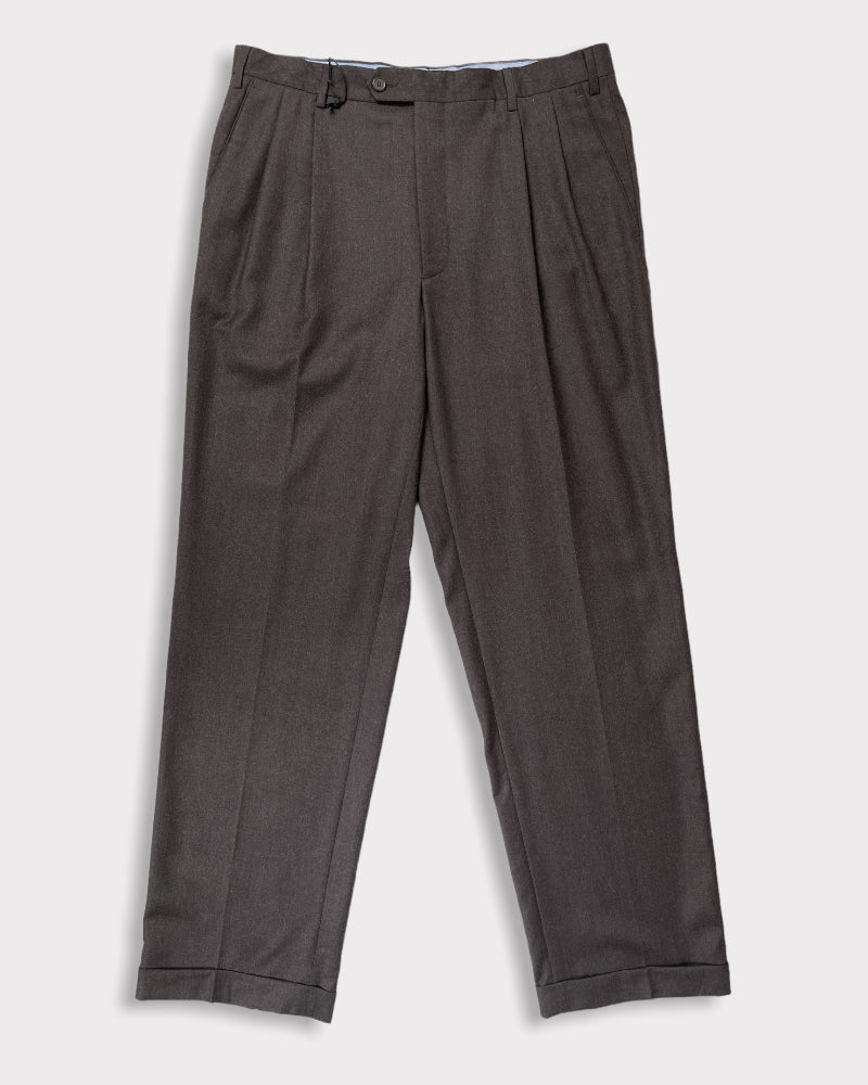 Zignone Men’s Brown Trousers (W36)