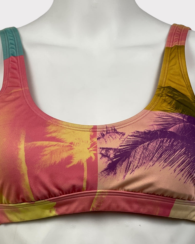 Billabong Pink Printed Sports Bra (L)